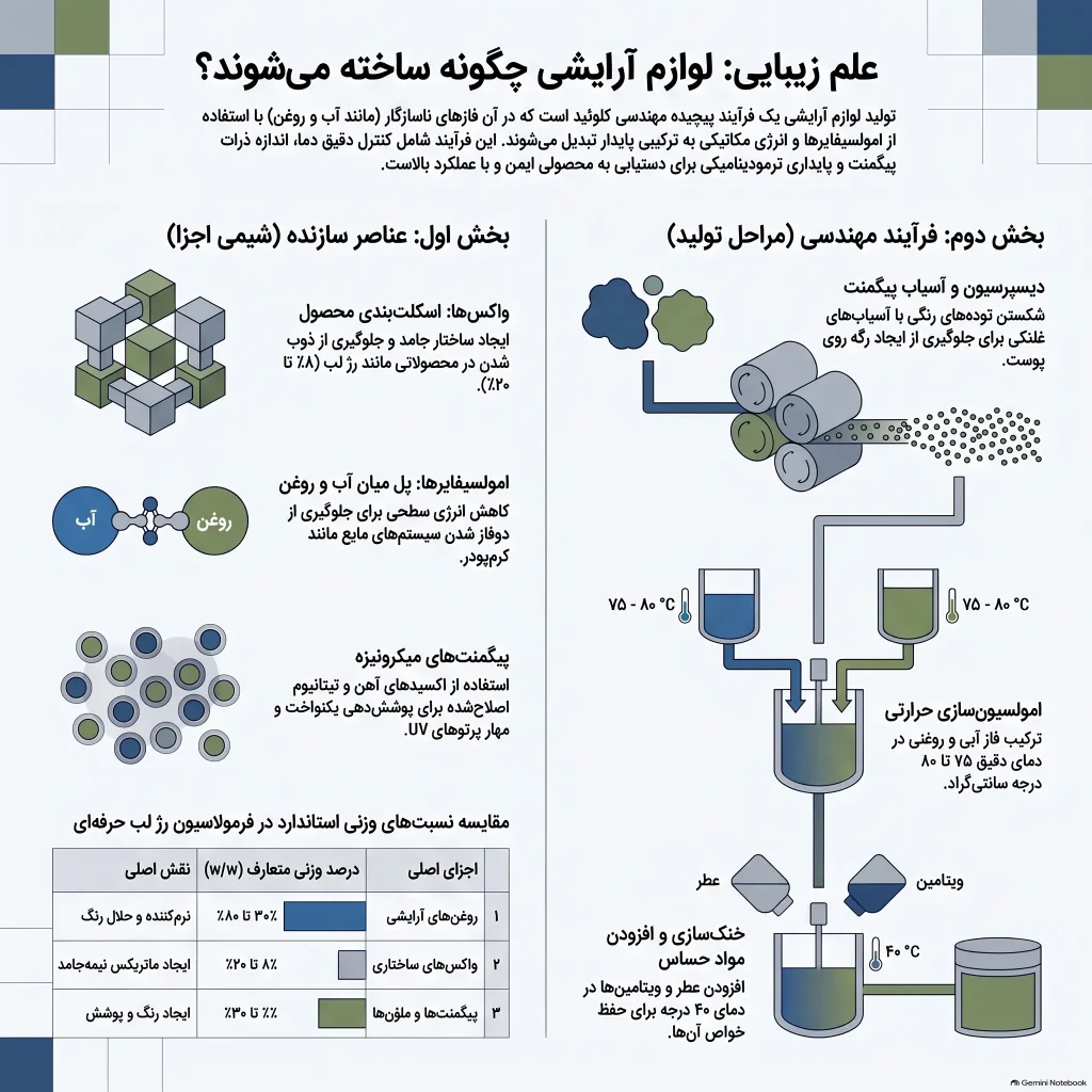 علم ساخت لوازم آرایشی